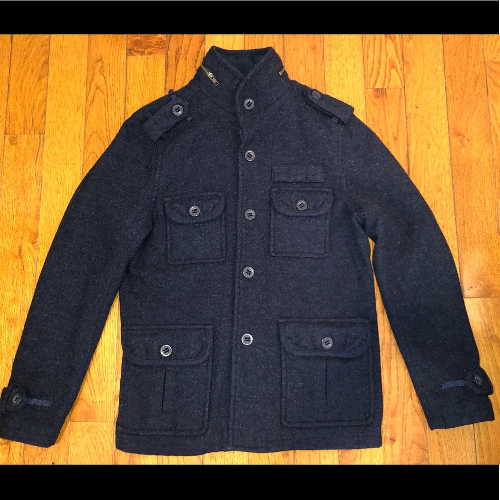 Brown sound wool coat